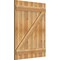 Ekena Millwork Joined Board-n-Batten Shutters w/Z-Bar, Rough Sawn Western Red Cedar, 32 1/4W x 41H, PR RBJ06Z32X041RWR - alternate 2